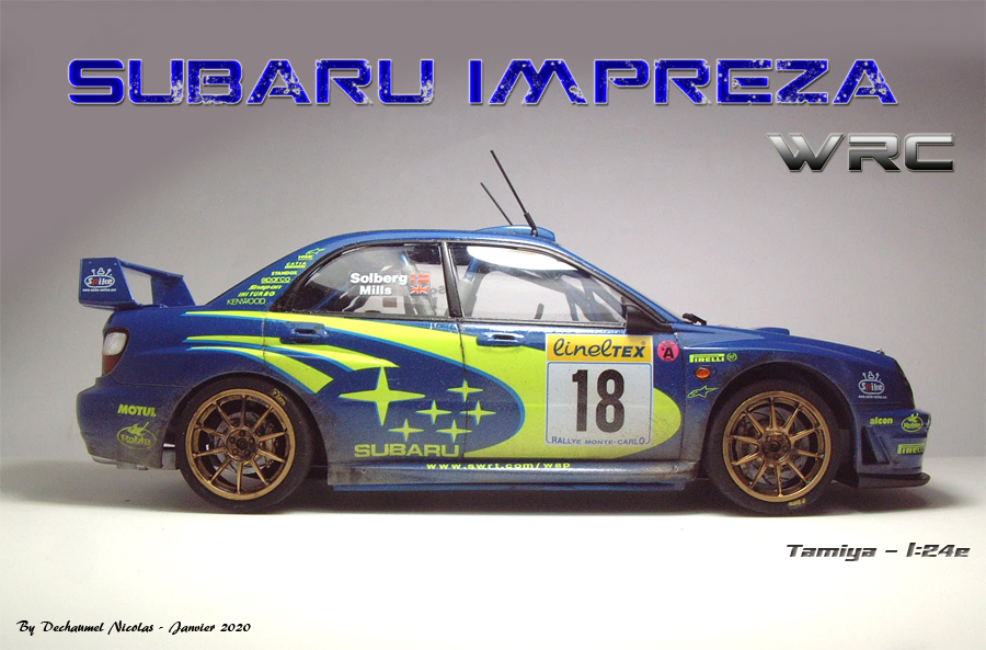 Subaru Impreza WRC 2001 - Tamiya