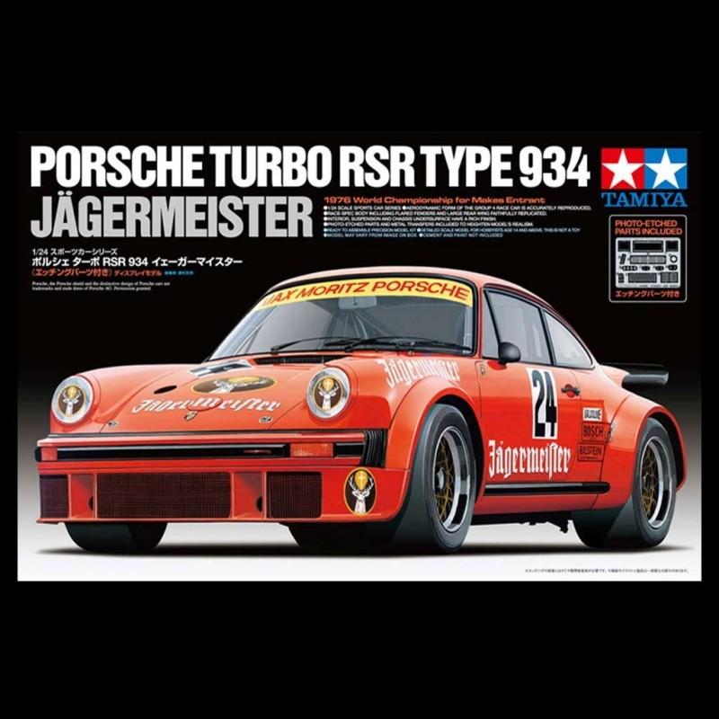 Maquette porsche 934 turbo rsr jaegermeister 1 24 tamiya 24328